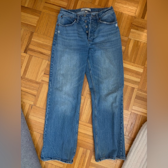 Abercrombie & Fitch Denim - Abercrombie Curve Love Low Rise Jeans